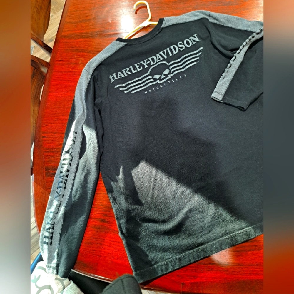 Men's Harley Davidson long sleeve heavy T-shirt
